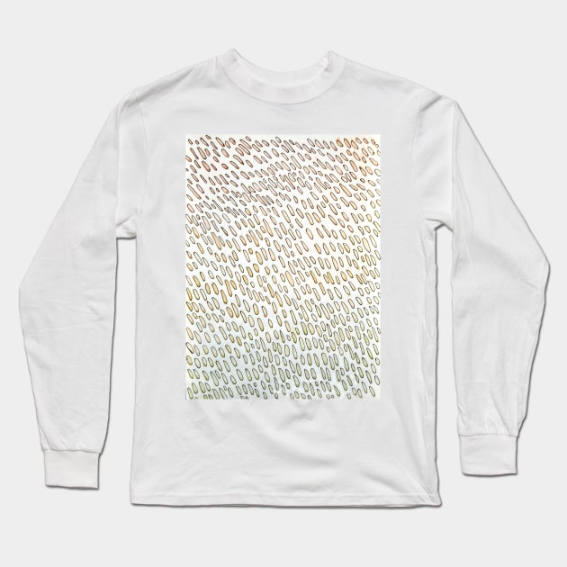 Colored Rain Long Sleeve T-Shirt by Lollik